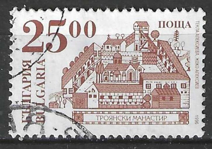 Bulgarije 1996 - Yvert 3649 - Klooster van Trojan  (ST), Postzegels en Munten, Postzegels | Europa | Overig, Gestempeld, Bulgarije