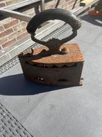 Oud ijzeren strijkijzer, Antiek en Kunst, Antiek | Gereedschap en Instrumenten, Ophalen