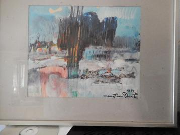schilderij werk mix Marcel Van Driessche beschikbaar voor biedingen