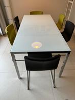 Eettafel, Ophalen, 50 tot 100 cm, Zo goed als nieuw, Vijf personen of meer