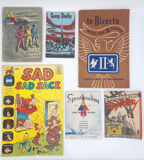 US WWII GI Stories 3rd Armored Division booklets & meer, Verzamelen, Militaria | Tweede Wereldoorlog, Ophalen of Verzenden