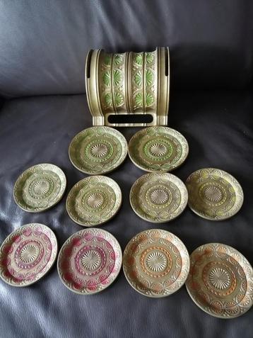 Vintage, made in Italy,houder met onderzetters beschikbaar voor biedingen