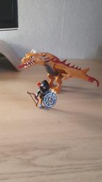 Dragon et chevalier playmobil, Utilisé, Enlèvement ou Envoi, Playmobil en vrac