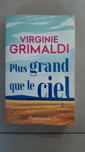 Plus grand que le ciel - Virginie Grimaldi beschikbaar voor biedingen