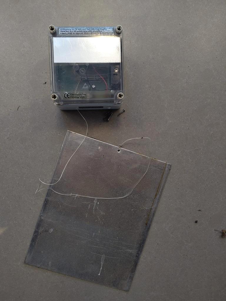 Automatische kippendeuropener + luik + rails, Dieren en Toebehoren, Ophalen of Verzenden, Gebruikt, Kippenhok of Kippenren