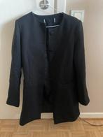 La Redoute zwarte klassieke rechte jas maat 34, Kleding | Dames, Jassen | Winter, Ophalen of Verzenden, Zwart