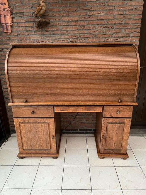 Oude houten bureau, Huis en Inrichting, Kasten | Secretaires, Gebruikt, Ophalen
