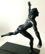 Figurine en bronze, athlète, Anton Rudolf Weinberger, 1912, Antiquités & Art, Antiquités | Bronze & Cuivre, Enlèvement