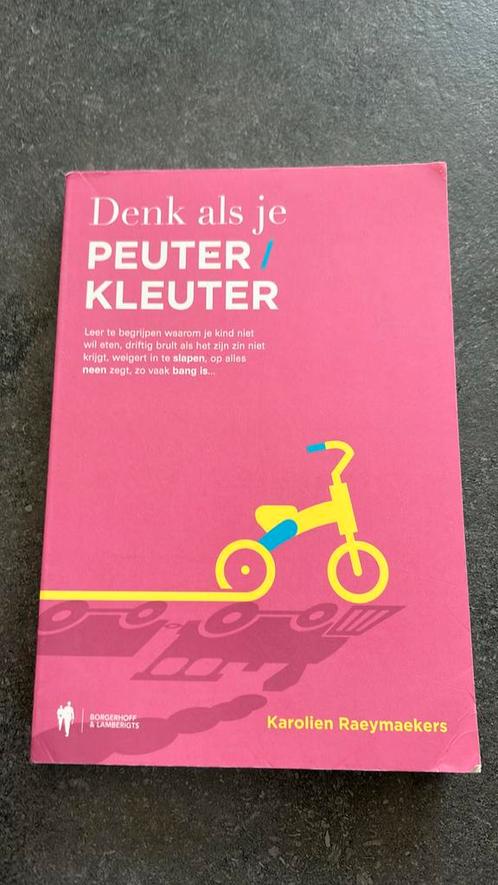 Karolien Raeymaekers - Denk als je peuter/kleuter, Boeken, Zwangerschap en Opvoeding, Zo goed als nieuw, Ophalen of Verzenden