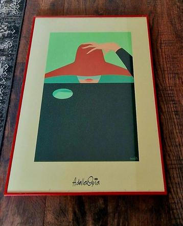 Een  poster van Amleto Dalla Costa  beschikbaar voor biedingen