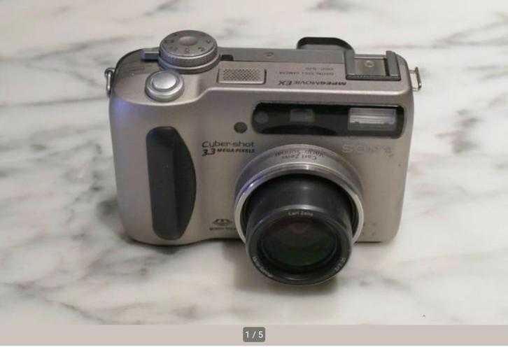 Appareil photo numérique Sony Cybershot DSC-S75, TV, Hi-fi & Vidéo, Appareils photo numériques, Utilisé, Compact, Sony, Moins de 4 fois