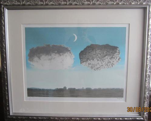 "La bataille de l'Argonne" - René Magritte, Antiek en Kunst, Kunst | Litho's en Zeefdrukken, Ophalen