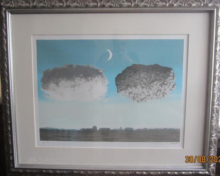"La bataille de l'Argonne" - René Magritte, Antiek en Kunst, Kunst | Litho's en Zeefdrukken, Ophalen