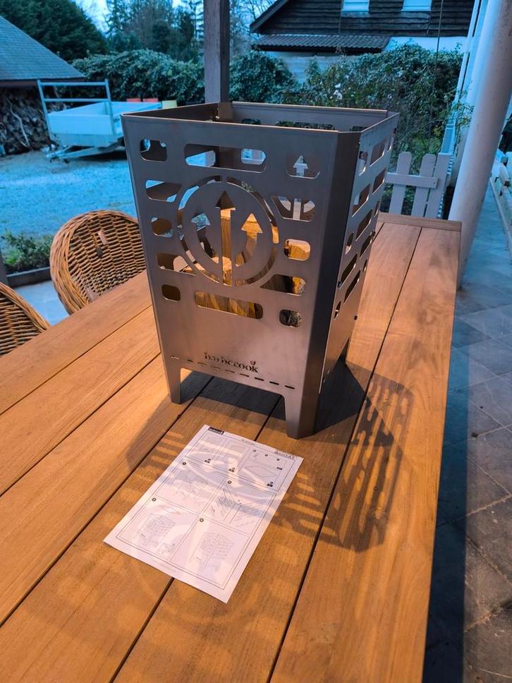Brasero Barbecook en acier corten – neuf, Tuin en Terras, Vuurkorven, Ophalen