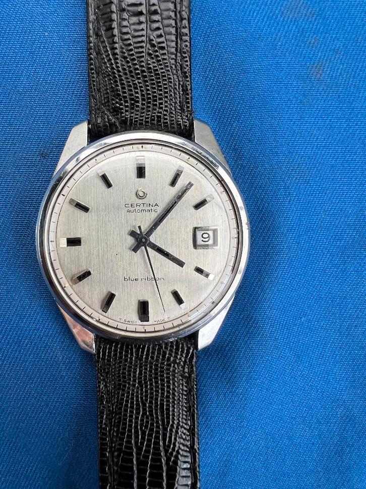 Certina Automatic Blue Ribbon Herenhorloge, Handtassen en Accessoires, Horloges | Heren, Zo goed als nieuw, Polshorloge, Overige merken