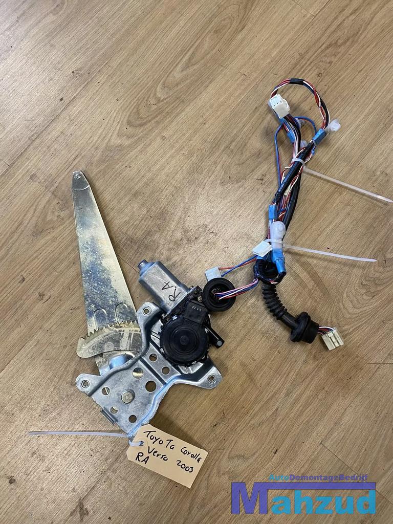 TOYOTA COROLLA VERSO Rechts achter Raammechaniek 2001-2007, Autos : Pièces & Accessoires, Vitres & Accessoires, Toyota, Utilisé