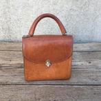 Antiek klein lederen handtasje, Ophalen of Verzenden