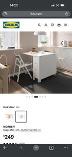 Nordin klaptafel ikea, Ophalen