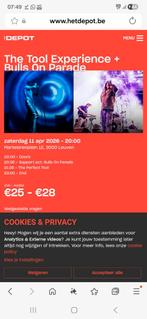 Ticket voor Tool experience in het depot, Tickets en Kaartjes