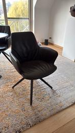 8 Grijze lederen stoelen - Dutch design Peter Plantagie, Ophalen, Leer, Zo goed als nieuw, Grijs