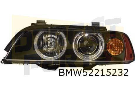 BMW 5-serie (9/00-5/03) koplamp Rechts (HID / oranje knipper, Auto-onderdelen, Verlichting, BMW, Nieuw, Verzenden
