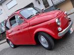 Fiat 500 F 1974, Autos, Achat, Cabriolet, Boîte manuelle, Noir