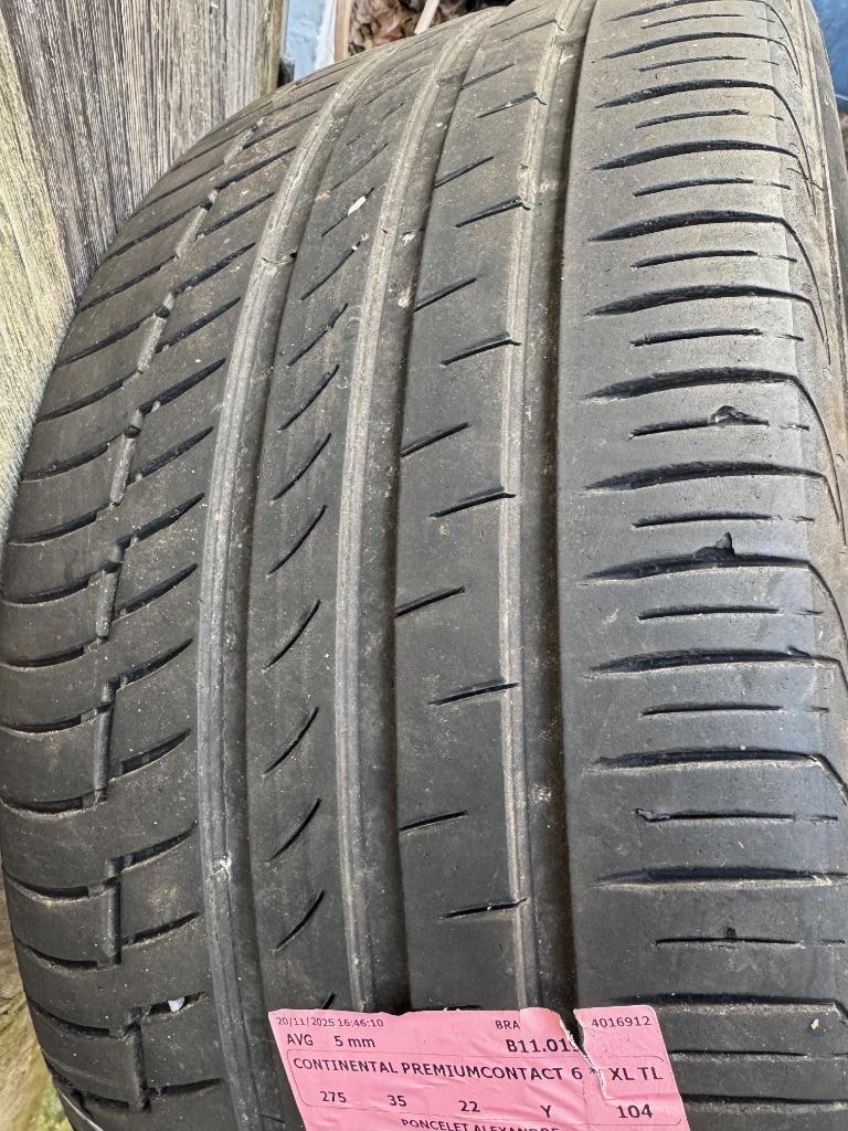 2 pneus continental été 22 pouces 275/35/22, Autos : Pièces & Accessoires, Pneus & Jantes, Neuf, Autres dimensions, Pneu(s), Enlèvement