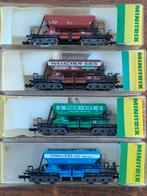 Minitrix 3 x sbb + 1 x Db auto-déchargeur avec emballage Min, Hobby & Loisirs créatifs, Trains miniatures | Échelle N, Enlèvement ou Envoi