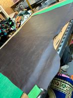 Bruin cryzz splits tuigleer lappen 1.3 mm dikte iets stug, Hobby en Vrije tijd, Ophalen of Verzenden, Zo goed als nieuw, Bruin