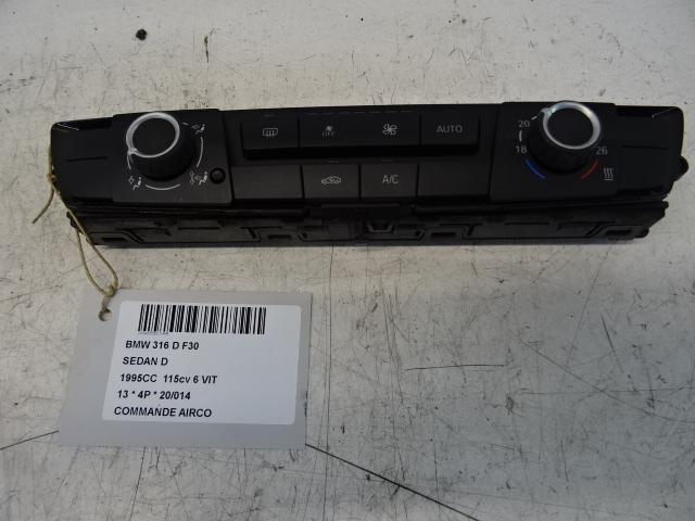 PANNEAU DE COMMANDE CLIMATISATION BMW 3 serie (F30), Autos : Pièces & Accessoires, Tableau de bord & Interrupteurs, BMW, Utilisé