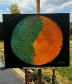 Abstract acrylschilderij, Ophalen of Verzenden