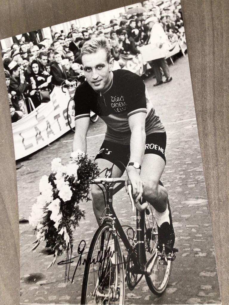 Wielerkaart 1965 bk team groene leeuw walter godefroot signe, Verzenden