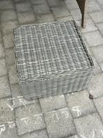 Wicker poef /hocker inclusief kussen, Tuin en Terras, Ophalen, Zo goed als nieuw, Wicker, Hocker