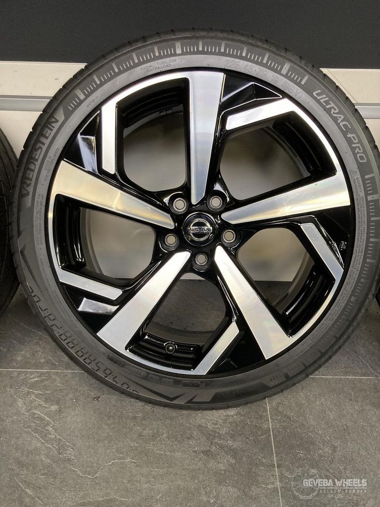 19” originele Nissan Qashqai J10 J11 Tekna velgen + banden, Pneus et Jantes, Véhicule de tourisme, Pneus été, -