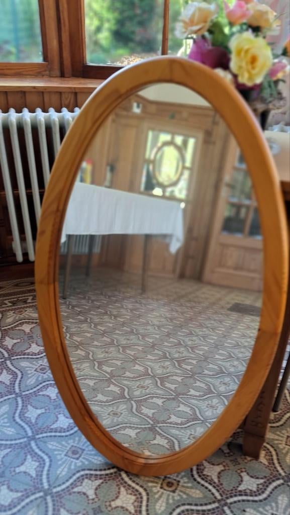Miroir Ovale, Antiquités & Art, Antiquités | Miroirs, Enlèvement, Ovale