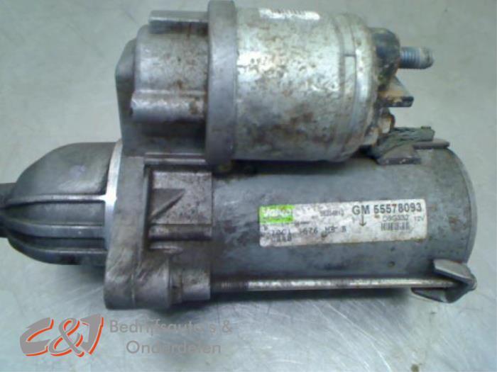 Startmotor van een Opel Combo, Gebruikt, -, -, Opel