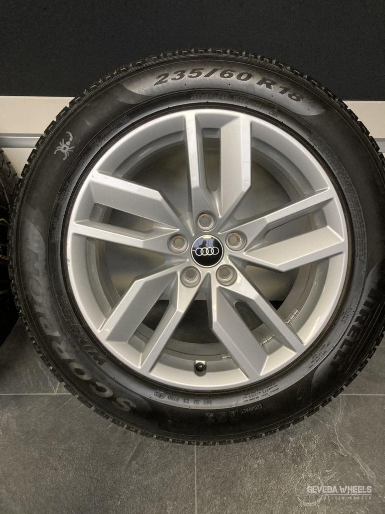 18” originele Audi Q5 velgen + winterbanden 5x112 235/60/18, 18 inch, Gebruikt, -, -