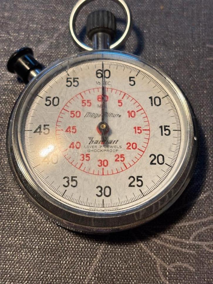 Lot de 3 chronomètres Hanhart – Parfait état, Bijoux, Sacs & Beauté, Montres de sport, Comme neuf, Android, Blanc, État, Enlèvement