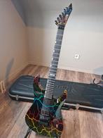 ESP LTD M-1 Custom 87 rainbow crackle, Muziek en Instrumenten, Ophalen, Zo goed als nieuw, Solid body, Overige merken