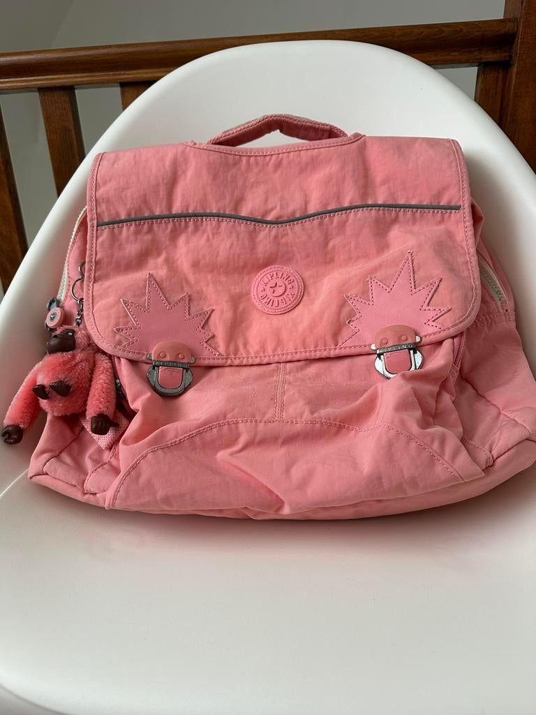 Cartable et trousse kipling, Bijoux, Sacs & Beauté, Sacs | Cartables, Enlèvement, Comme neuf, Rose
