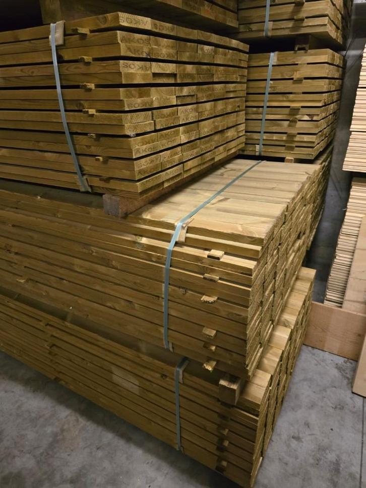 GRENEN TUIN PLANKEN - 27/140 - Bezorgd of Afhalen, Doe-het-zelf en Bouw, Hout en Planken, Nieuw, Plank, Grenen, 300 cm of meer