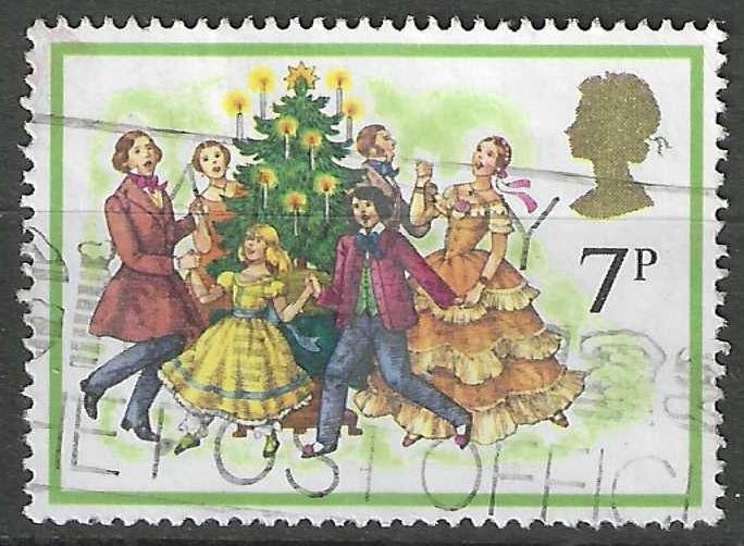 Grande-Bretagne 1978 - Yvert 876 - Noël (ST), Envoi, Affranchi