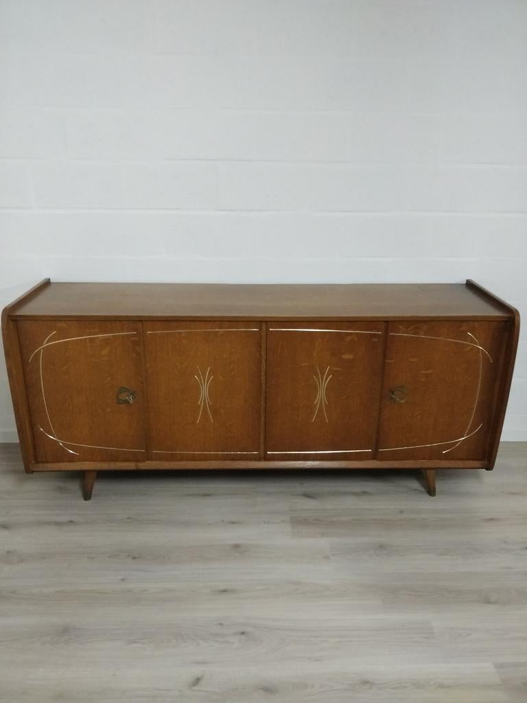 Vintage mid century dressoir | sideboard, Ophalen