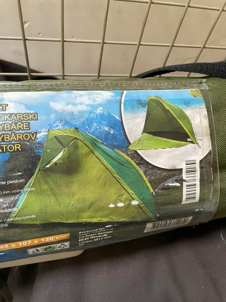 Tente de peche, Enlèvement, Comme neuf