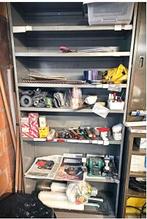 metalen plank, Ophalen, Gebruikt