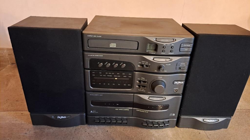 Stereo installatie Protech, Enlèvement