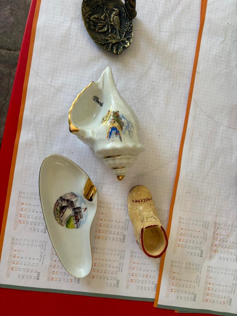 Asbak , lucifer houder england, Ophalen of Verzenden, Zo goed als nieuw, Asbak