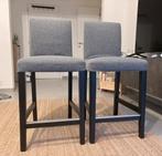 2 chaises de bar IKEA grises – bon état, Maison & Meubles, 2 tabourets, Enlèvement, Utilisé, 60 à 90 cm