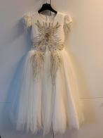 Jurk/ kleedje wit met tule, 6-8 jaar