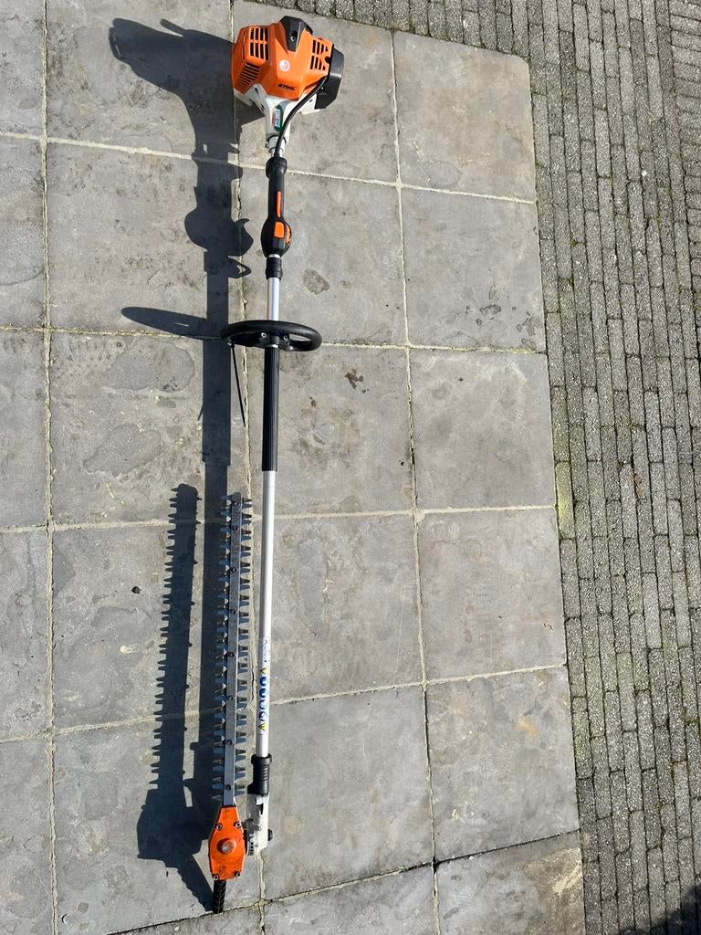 Stihl HL94C haagschaar op steel, Tuin en Terras, Heggenscharen, Gebruikt, Benzine, Ophalen